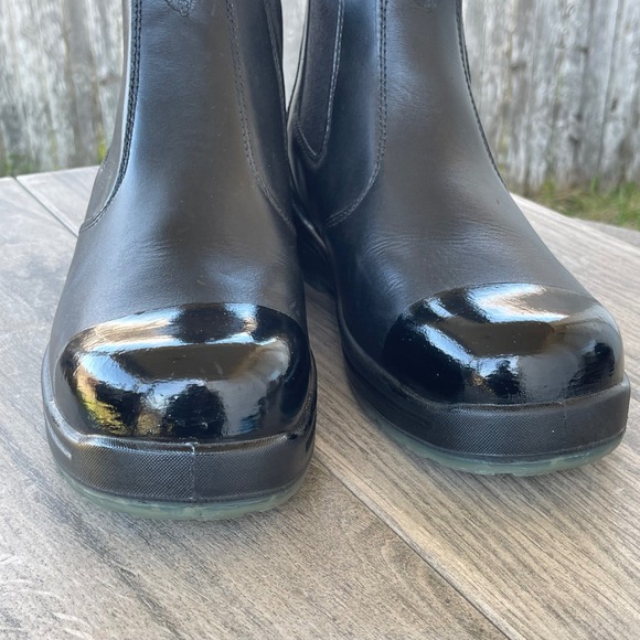 Thorogood Chelsea Work Boots Men 10M Black 804-6134 Composite Safety Toe EH 6" - Picture 9 of 13